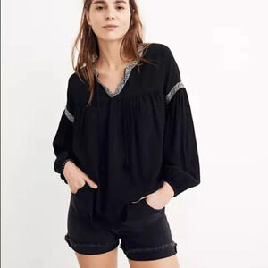 Madewell Blouson Sleeve Blouse